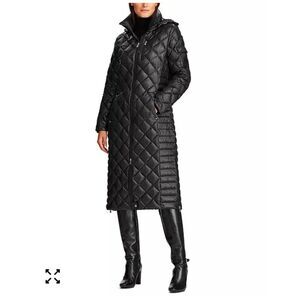 Lauren Ralph Lauren Black Quilted Puffer Coat